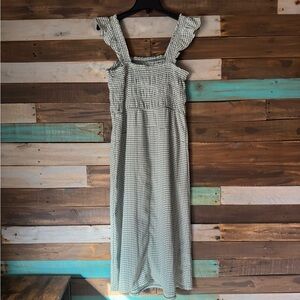Old Navy Green Striped Dress